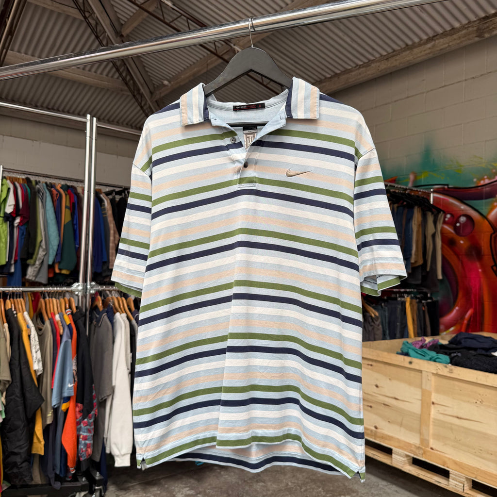 2000'S NIKE GOLF 'TIGER WOODS' POLO SHIRT - L