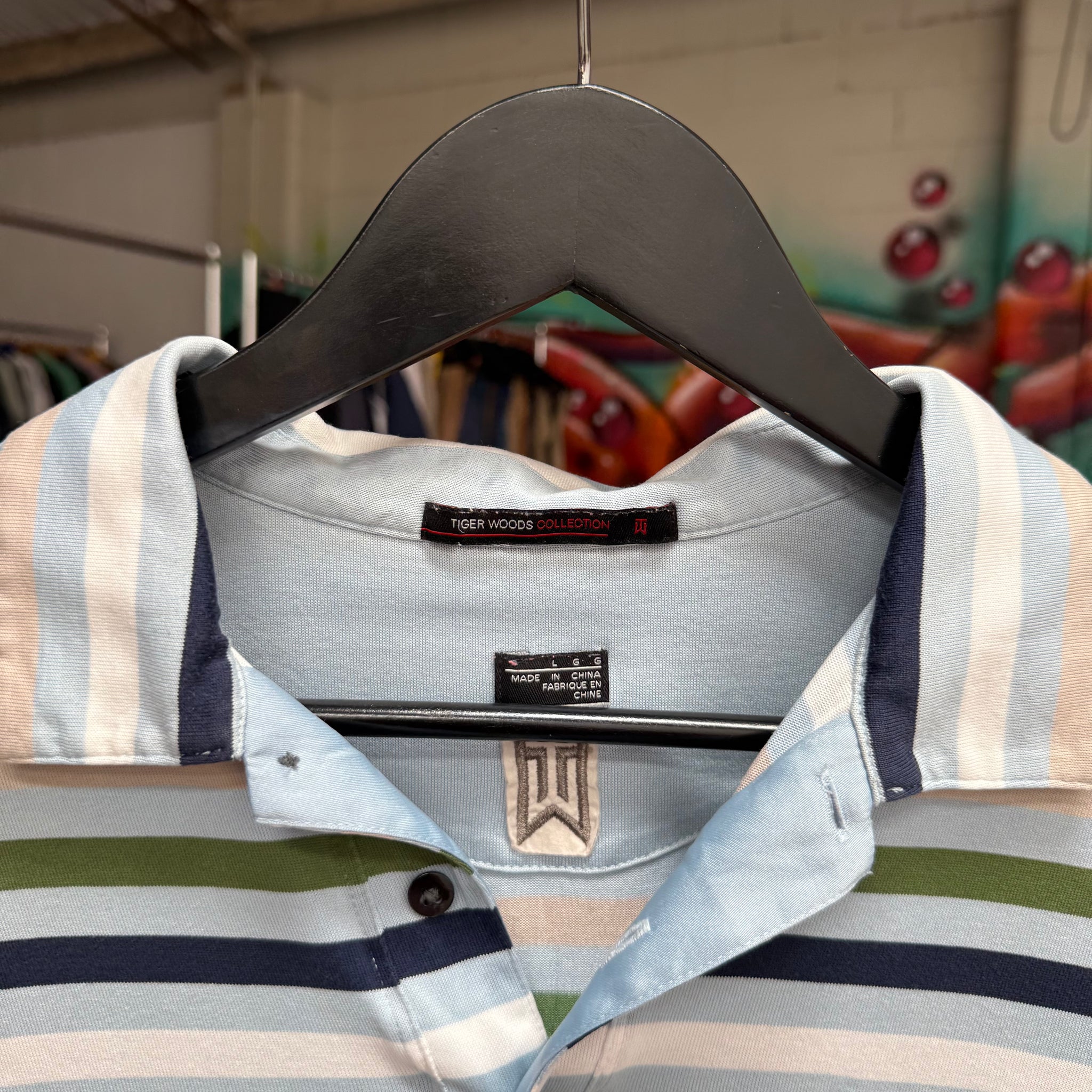 2000'S NIKE GOLF 'TIGER WOODS' POLO SHIRT - L