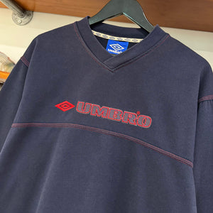 2000'S UMBRO EMBROIDERED SWEATSHIRT - L