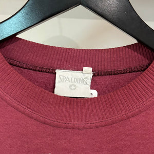 1990'S SPALDING FOOTBALL GRAPHIC SWEATSHIRT - L