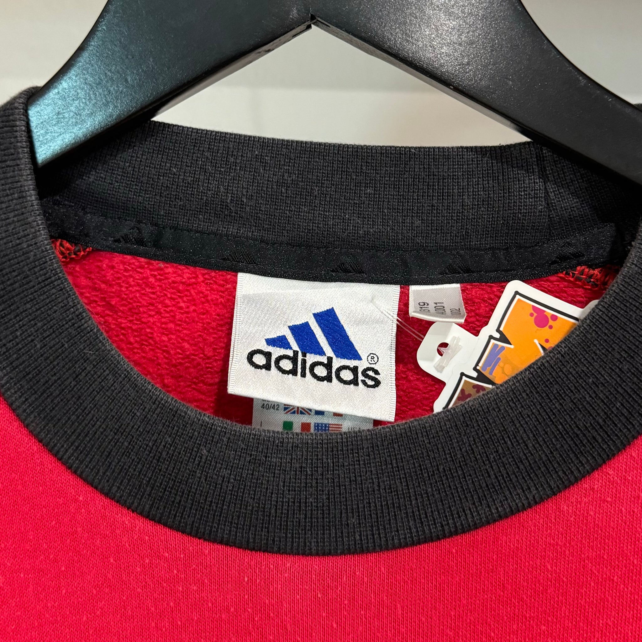 2002 ADIDAS 3-STRIPE PANELS SWEATSHIRT - M