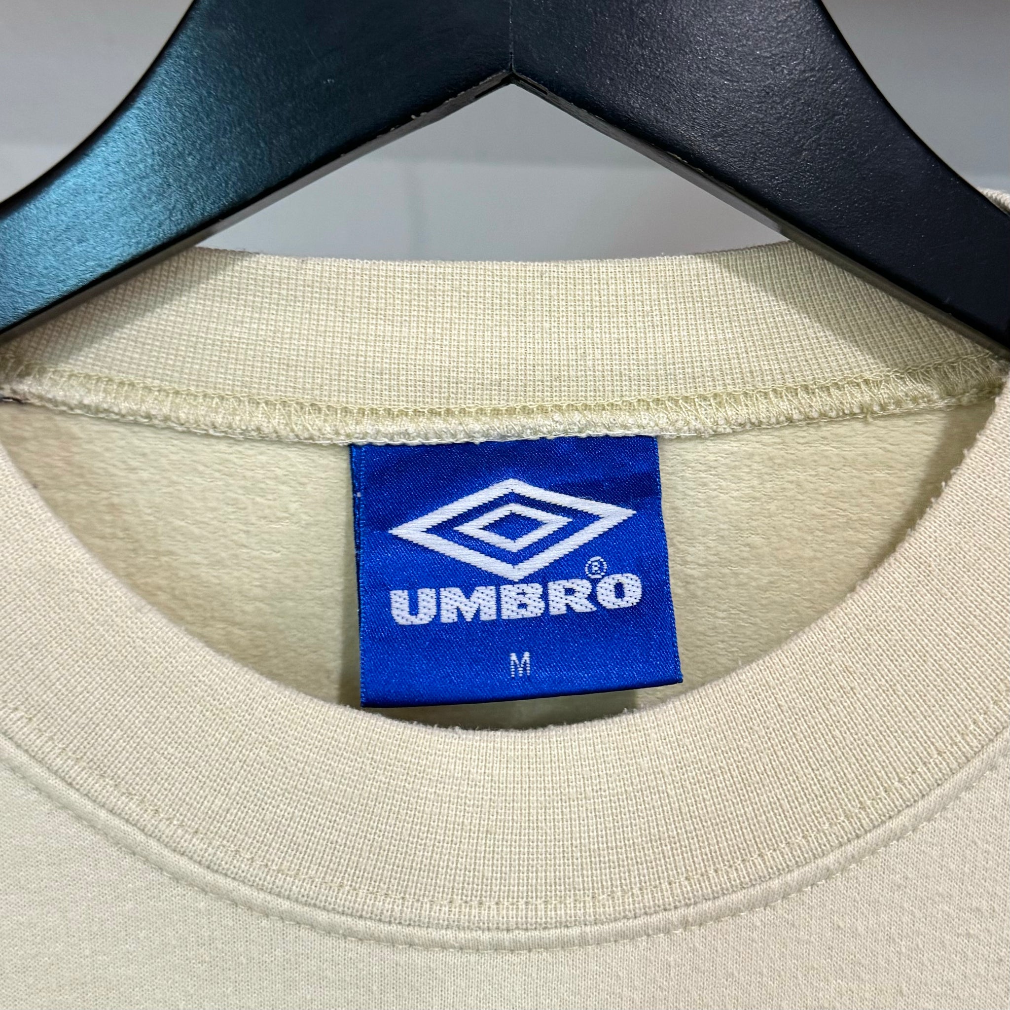 1990'S UMBRO 'CLUB DE CORROR GALGOS' GREYHOUND RACING SWEATSHIRT - M