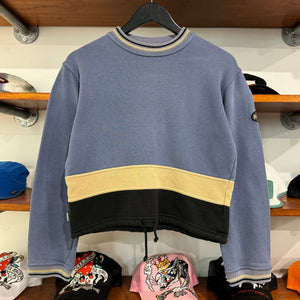 1990'S BOOT NIKE PANELS CROPPED SWEATSHIRT - XS