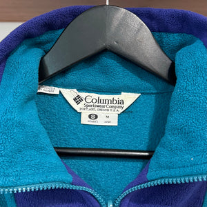 1990'S COLUMBIA TWO-TONE FLEECE JACKET - M/L