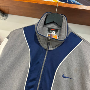 1990'S NIKE PANELS SATIN JACKET - M