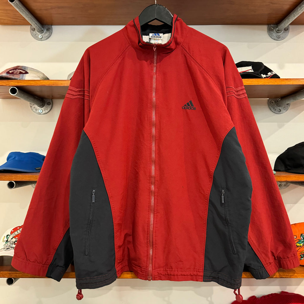 2000 ADIDAS LOGO PANELS JACKET - L/XL