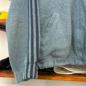 1990'S ADIDAS SPELLOUT FLEECE JACKET - XL