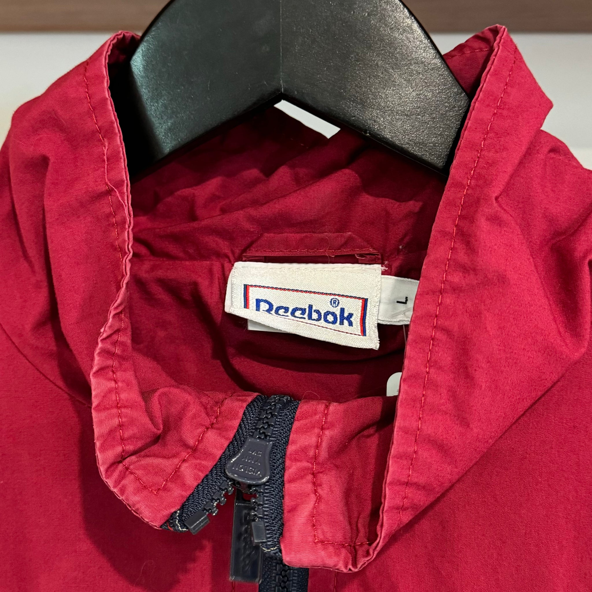 1990'S REEBOK EMBROIDERED PANELS JACKET - L