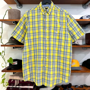 1990'S CHAPS RALPH LAUREN PLAID BUTTON UP - XL