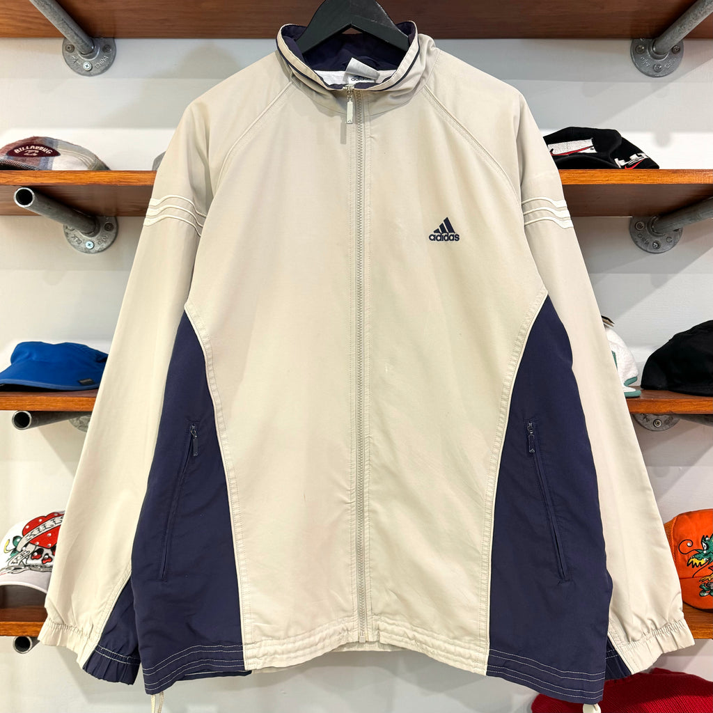 2000 ADIDAS LOGO PANELS JACKET - XL