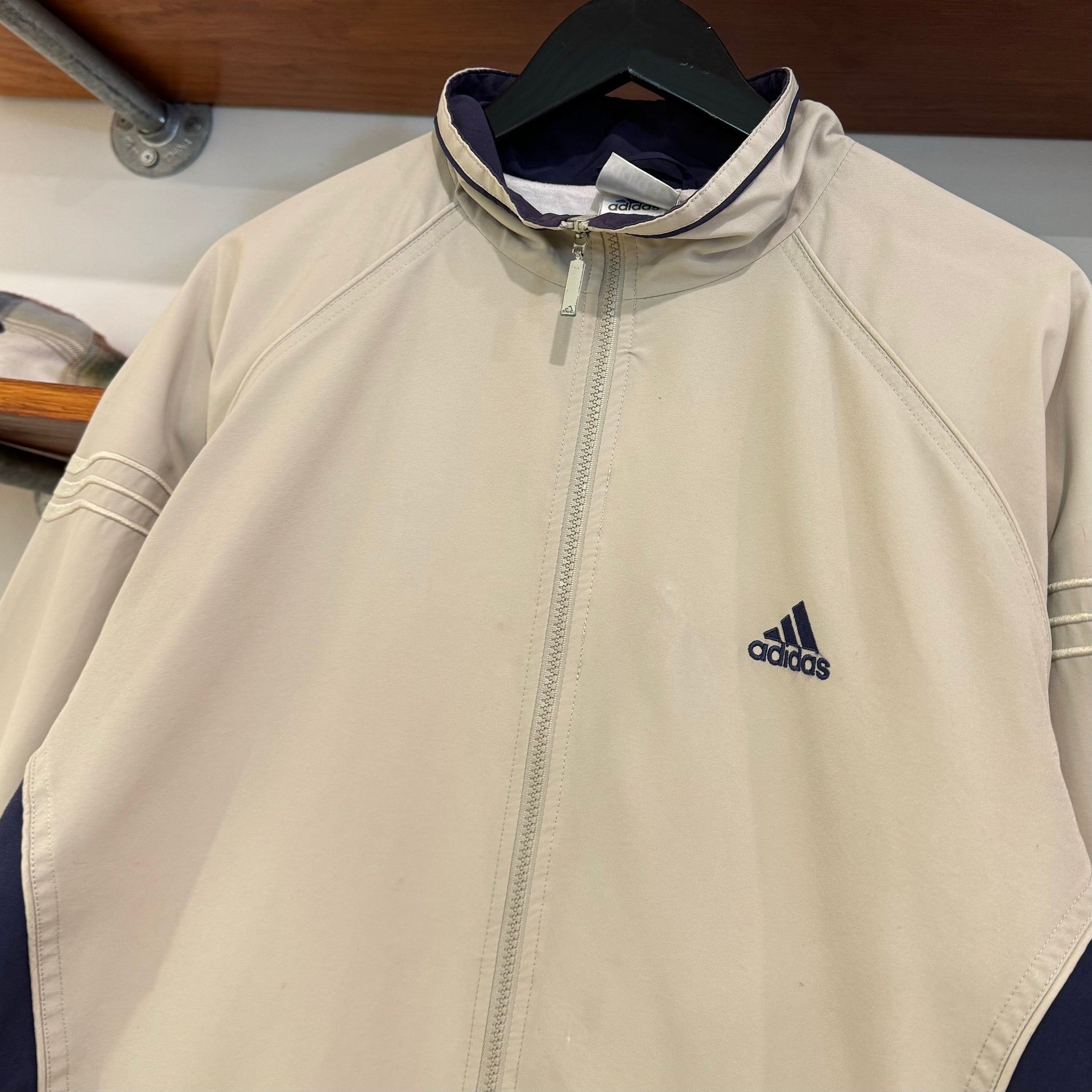 2000 ADIDAS LOGO PANELS JACKET - XL