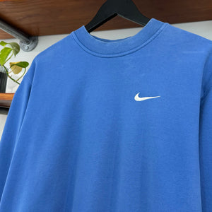 1990'S NIKE SWOOSH EMBROIDERED SWEATSHIRT - M