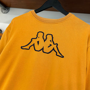 1990'S KAPPA LOGO EMBROIDERED SWEATSHIRT - L