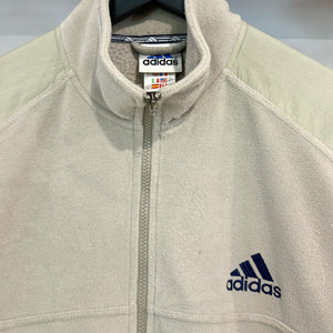 1999 ADIDAS LOGO FLEECE JACKET - L