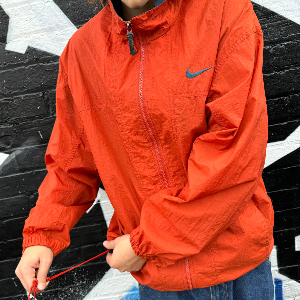 1990'S NIKE SWOOSH SHELL JACKET - XL