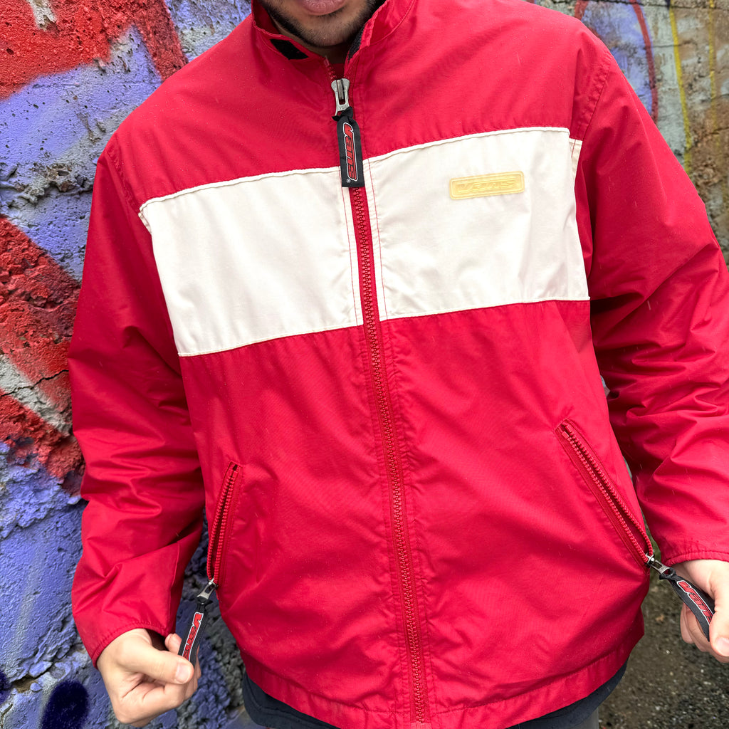 2000'S VANS TWO-TONE FLEECE LINED JACKET - M