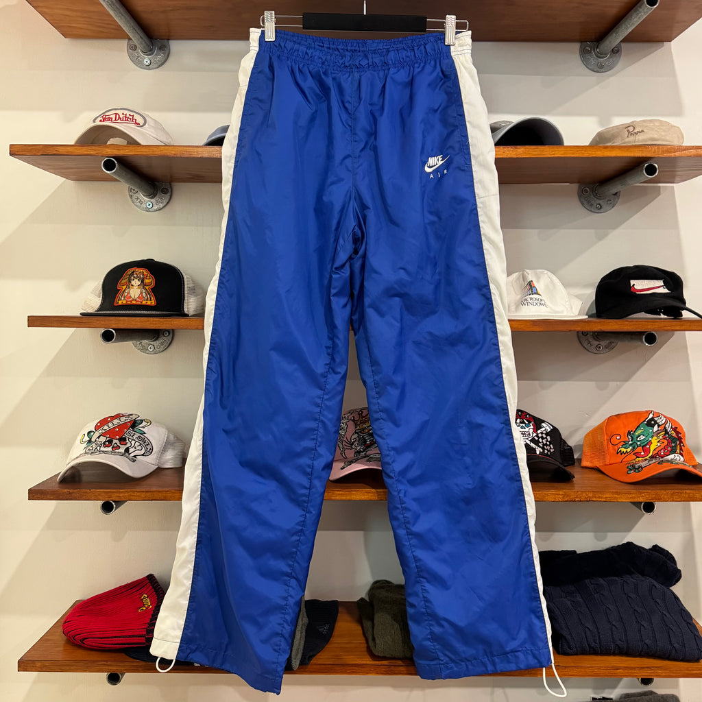 2000'S NIKE AIR EMBROIDERED STRIPED TRACK PANTS - M