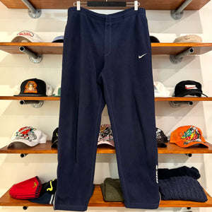 2000'S NIKE LOW LOGO FLEECE SWEATPANTS - M/L