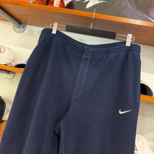 2000'S NIKE LOW LOGO FLEECE SWEATPANTS - M/L