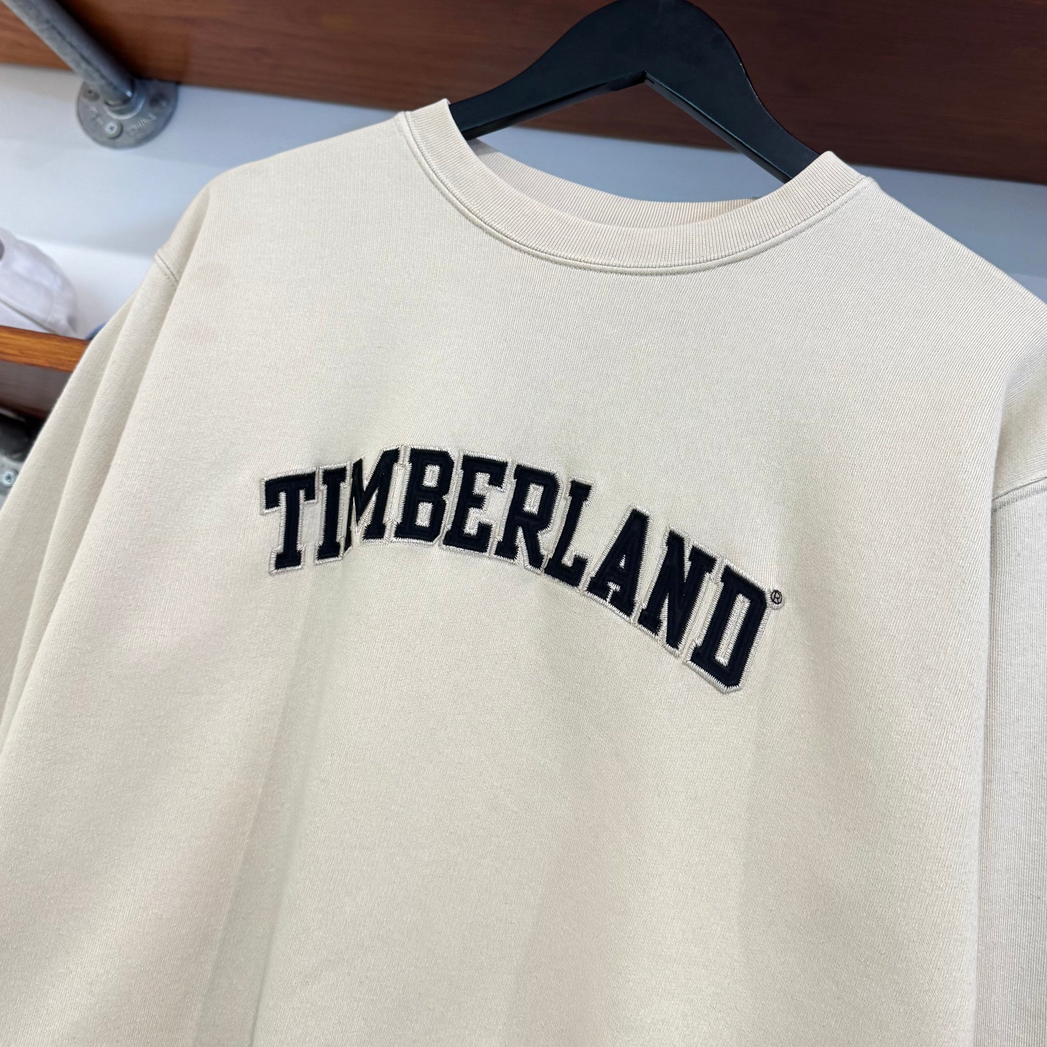1990'S TIMBERLAND LOGO SWEATSHIRT - M