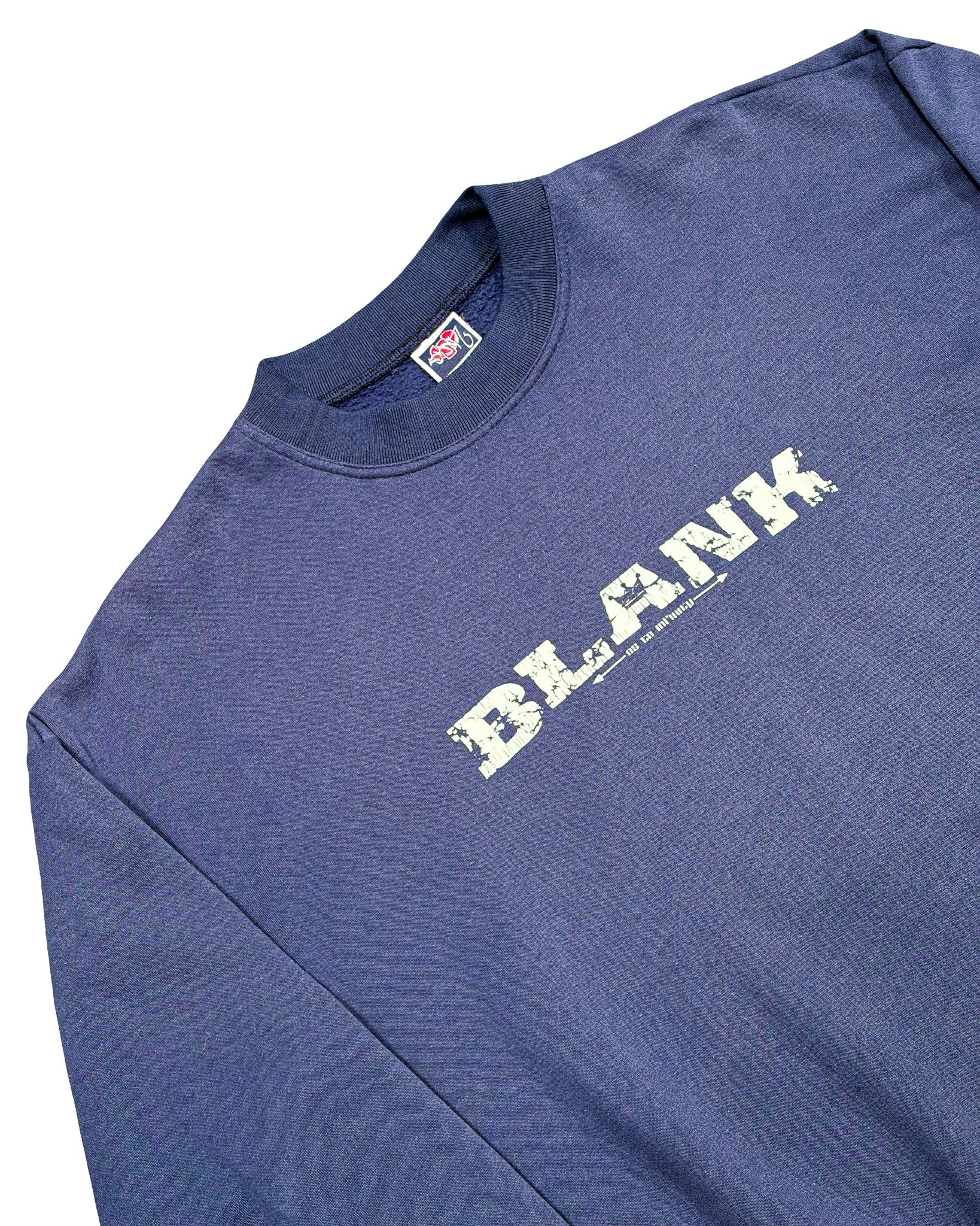 2000'S BLANK TWO-TONE GRAPHIC SWEATSHIRT - XL
