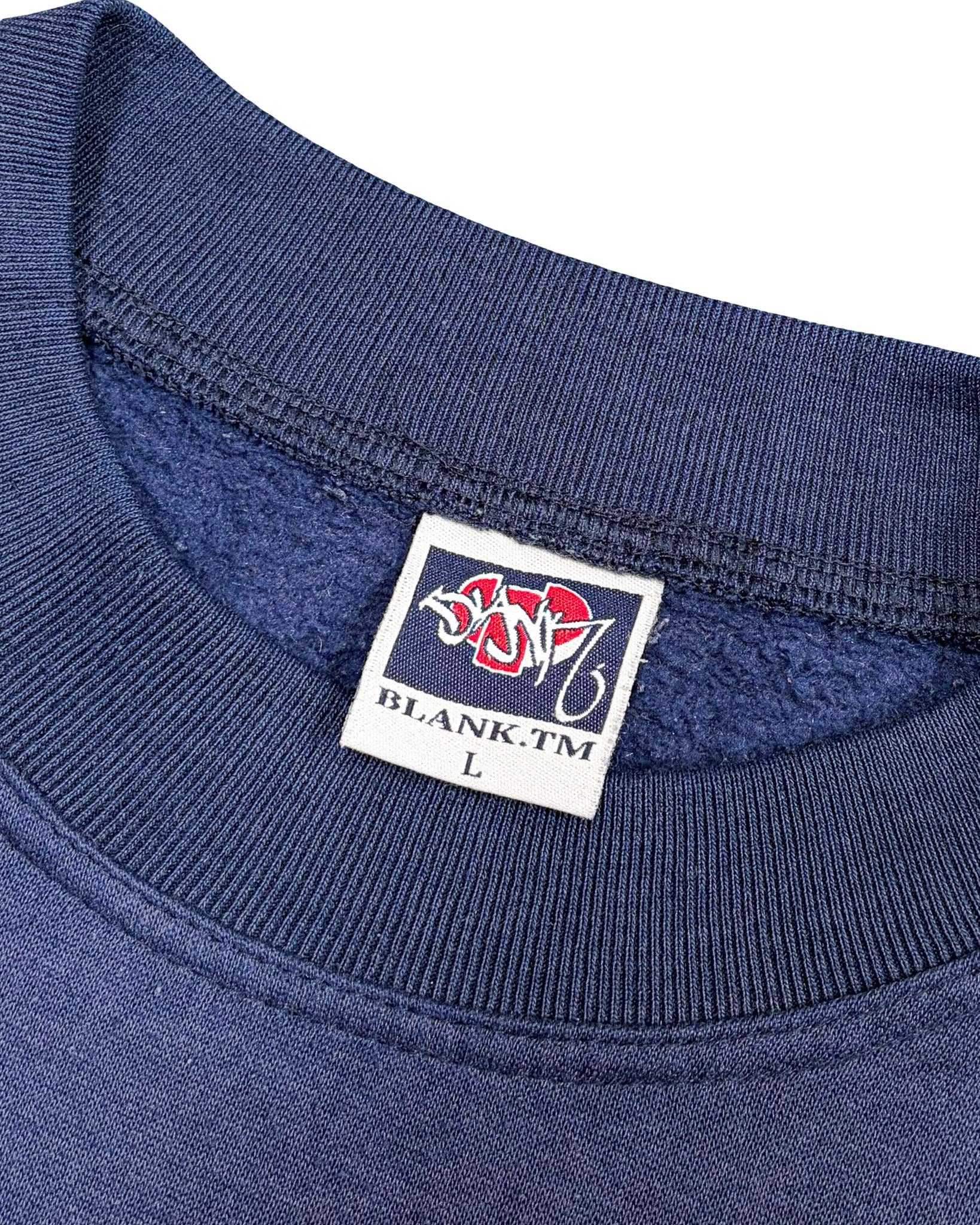 2000'S BLANK TWO-TONE GRAPHIC SWEATSHIRT - XL