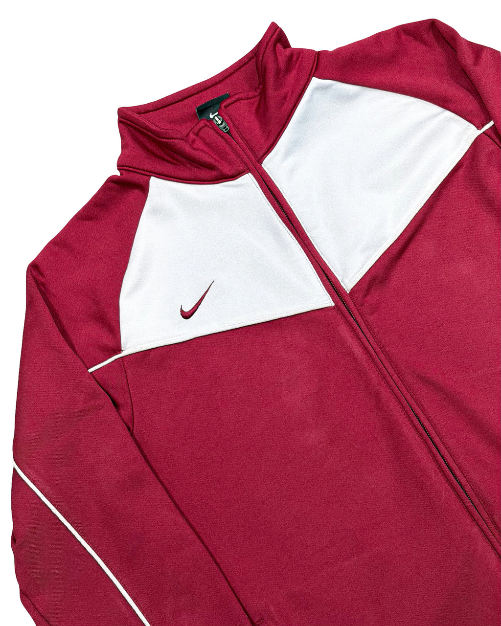 2000'S NIKE SWOOSH TWO-TONE TRACK JACKET - M