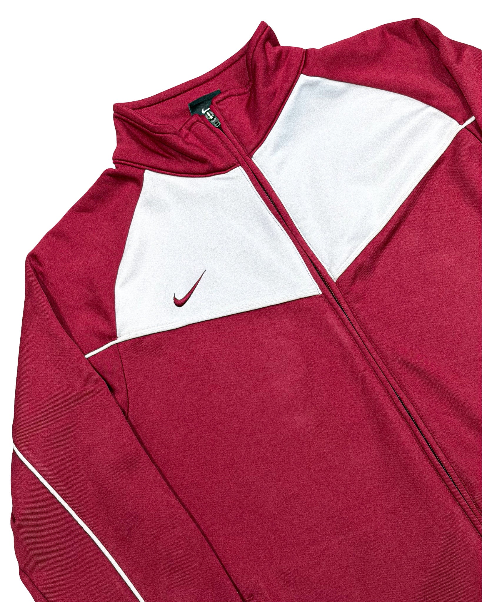 2000'S NIKE SWOOSH TWO-TONE TRACK JACKET - M