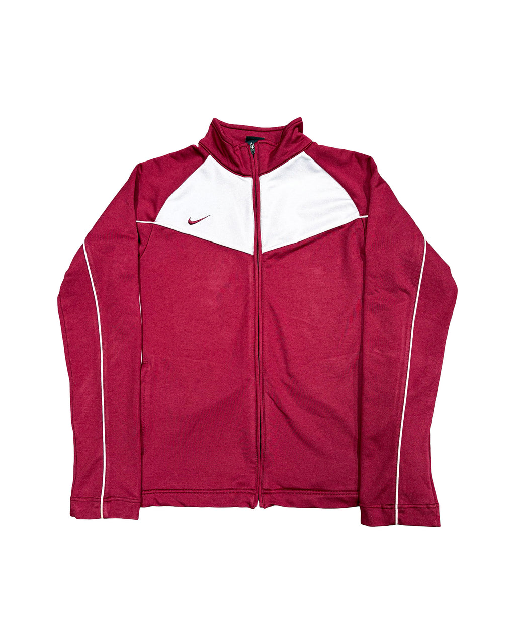 2000'S NIKE SWOOSH TWO-TONE TRACK JACKET - M