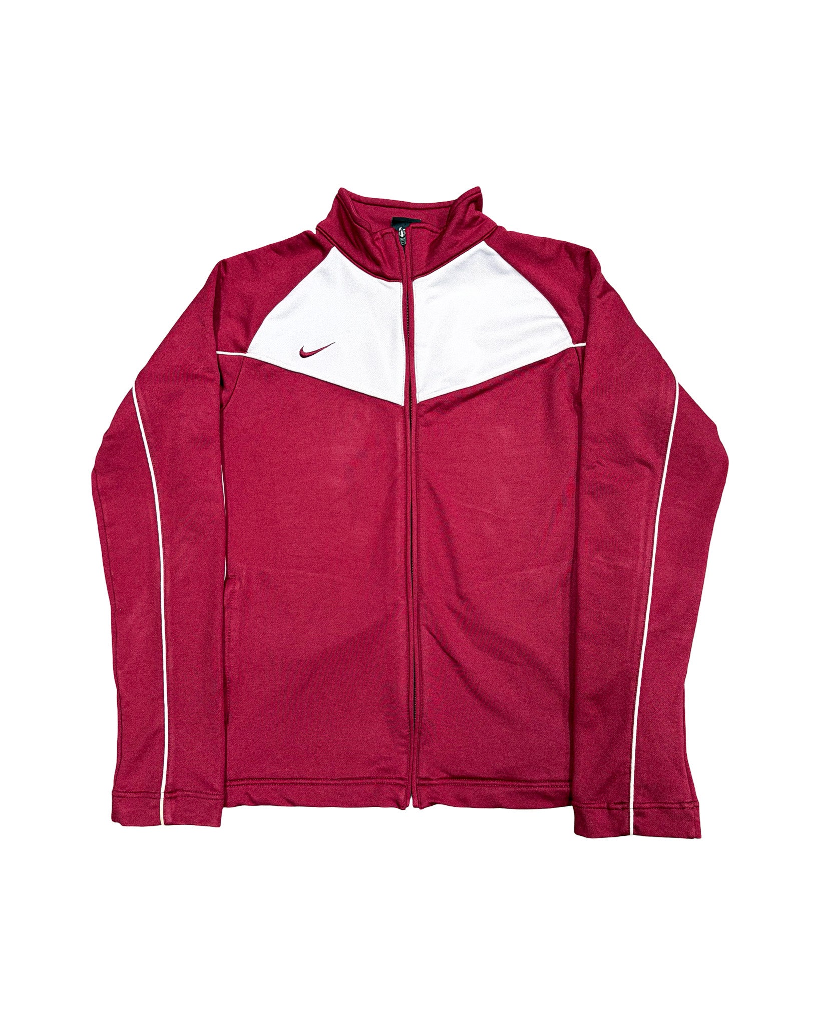 2000'S NIKE SWOOSH TWO-TONE TRACK JACKET - M