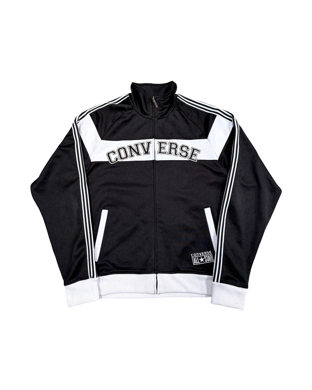 2000'S CONVERSE ALL STAR SPELL OUT TRACK JACKET - M