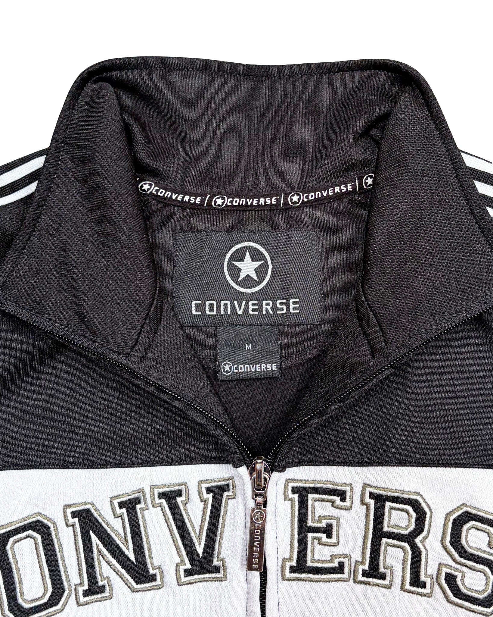 2000'S CONVERSE ALL STAR SPELL OUT TRACK JACKET - M