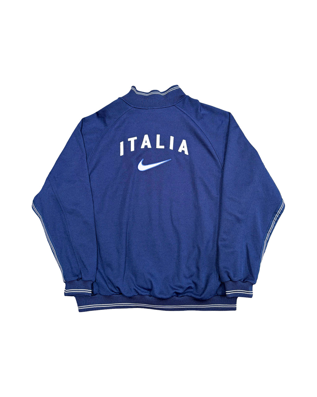 1990'S NIKE ITALIA EMBROIDERED TRACK JACKET - XXL