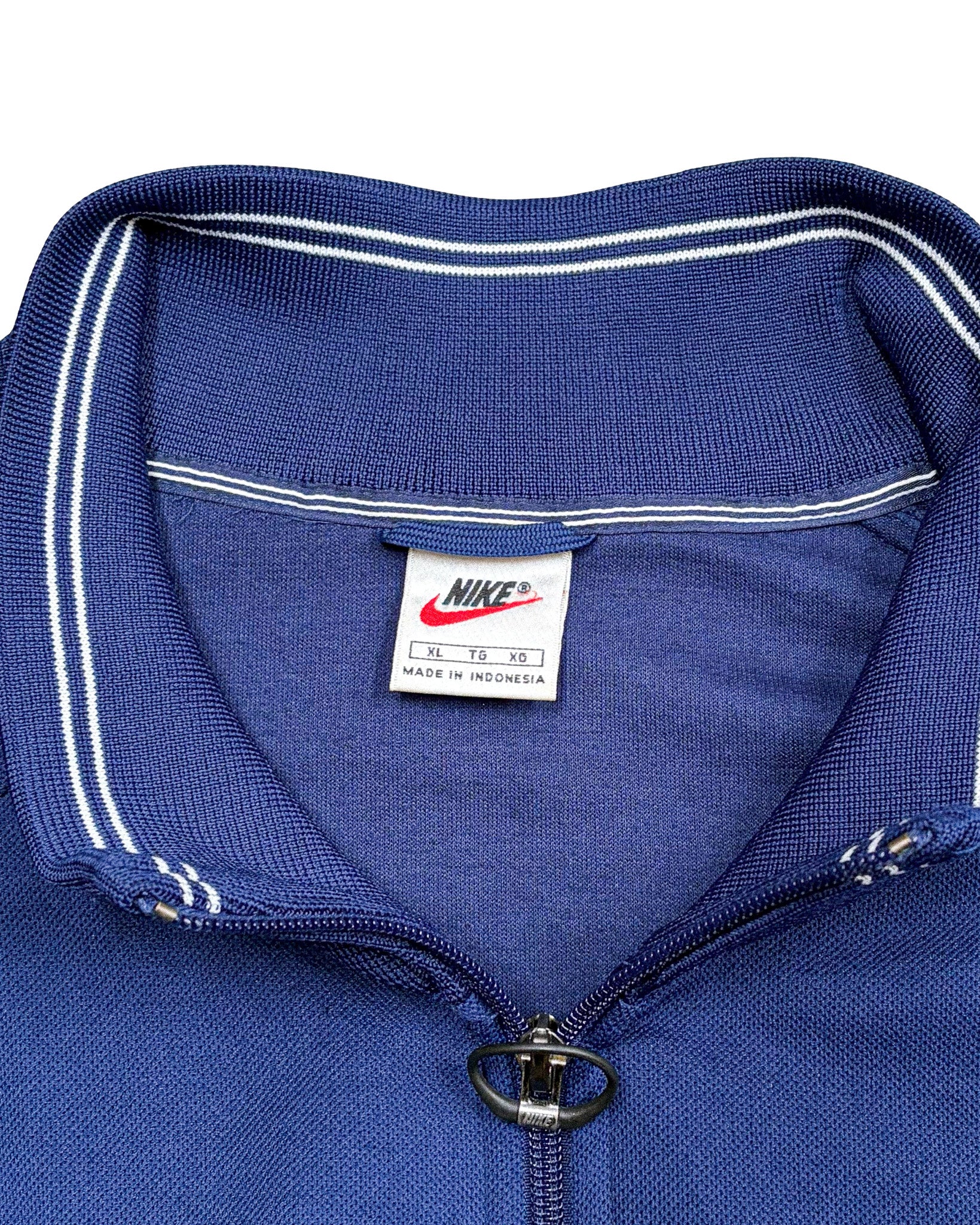 1990'S NIKE ITALIA EMBROIDERED TRACK JACKET - XXL
