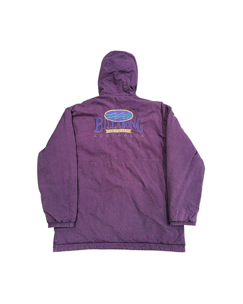 1990'S BILLABONG EMBROIDERED REVERSIBLE JACKET - XXL