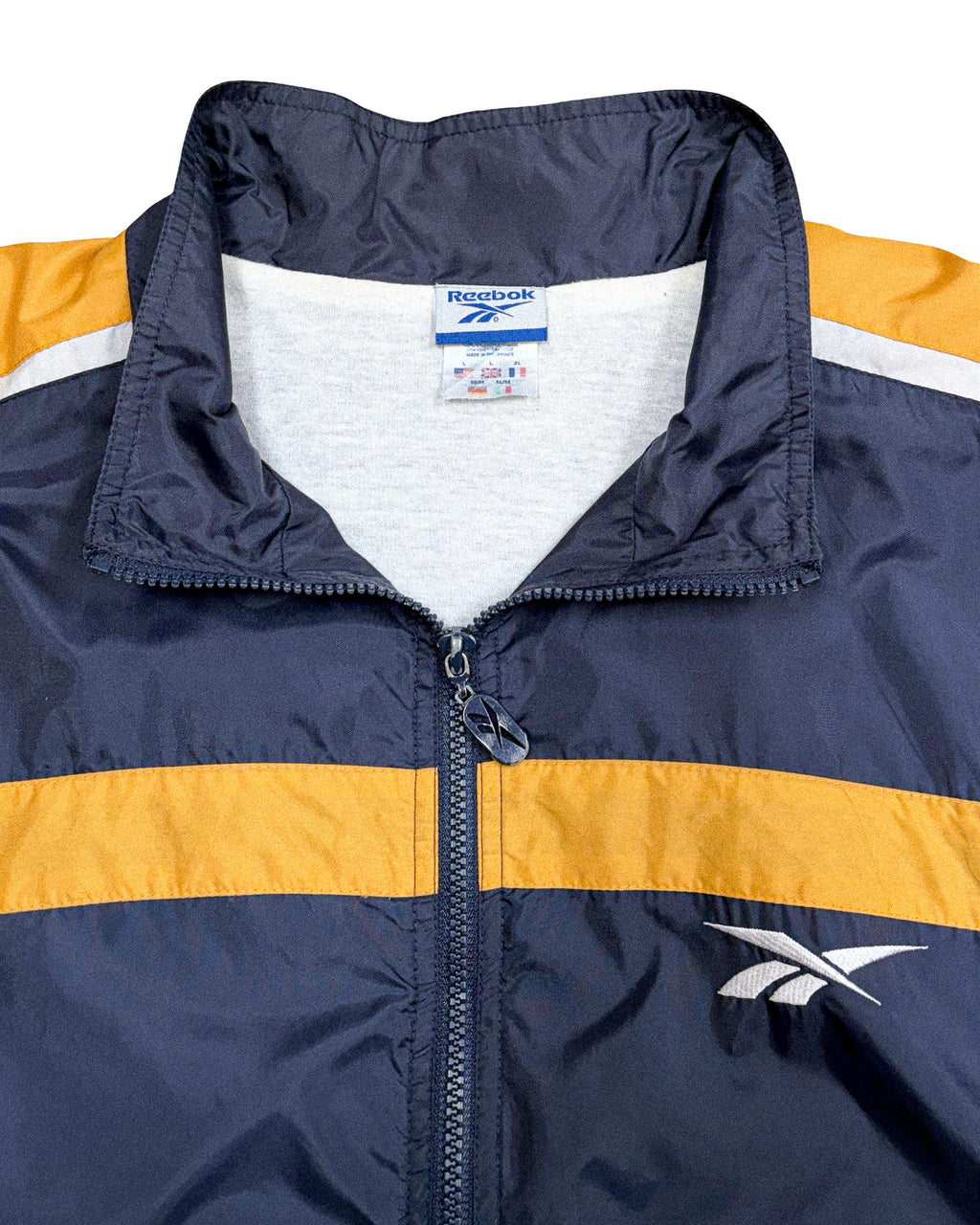 2000'S REEBOK TWO TONE ZIP UP JACKET - XL