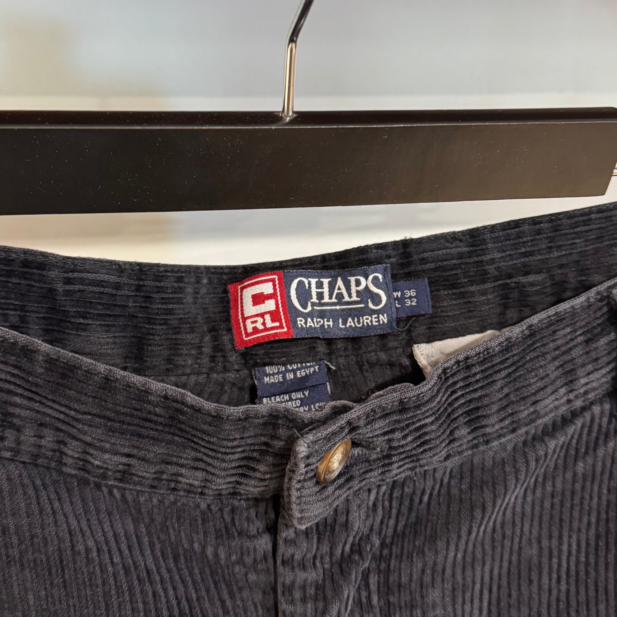 2000'S CHAPS RALPH LAUREN CORDUROY PANTS - 34