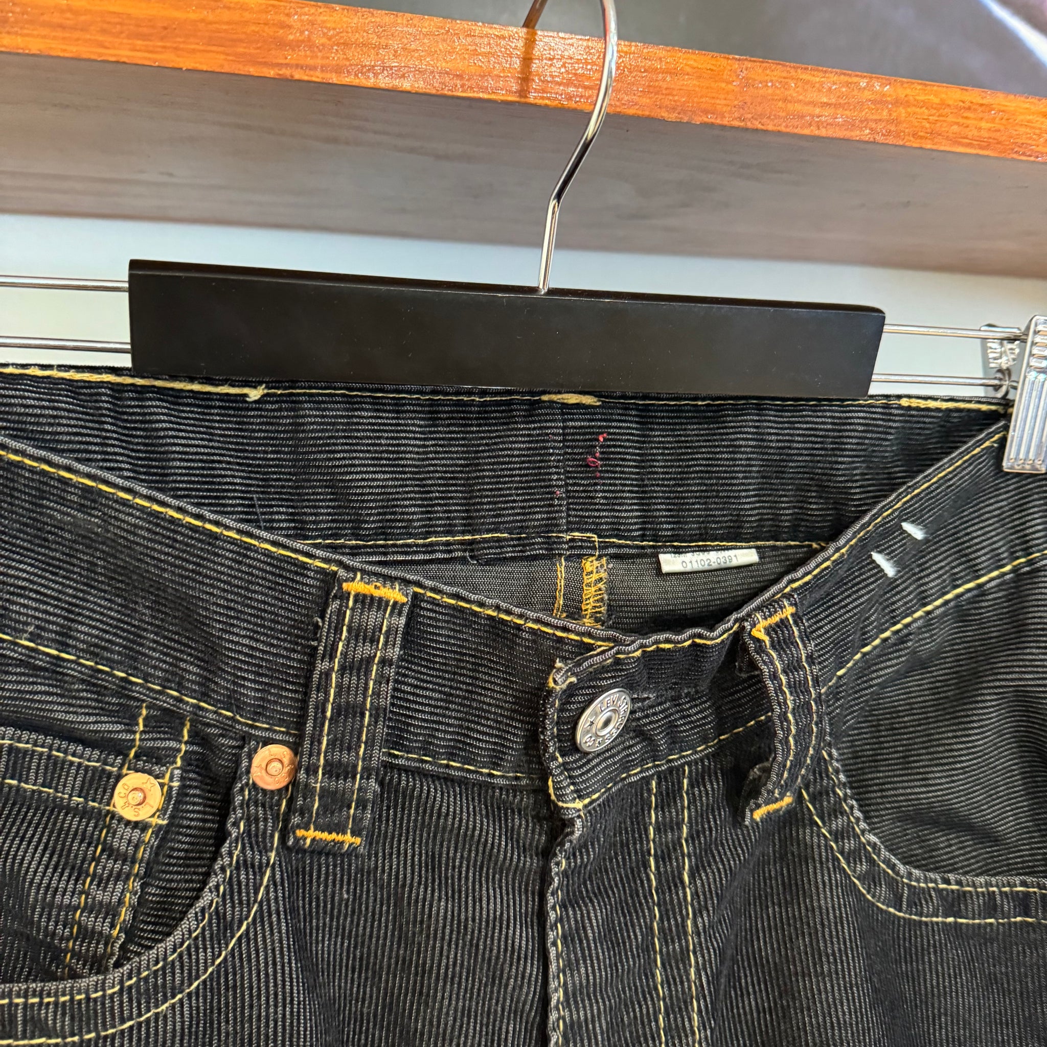 2000'S LEVI'S CORDUROY CONTRAST STITCH PANTS - 30