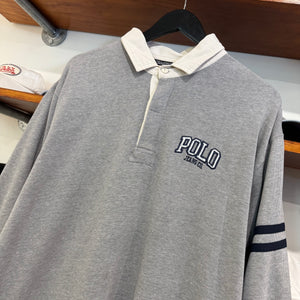 2000'S POLO RALPH LAUREN JEANS RUGBY JUMPER - L