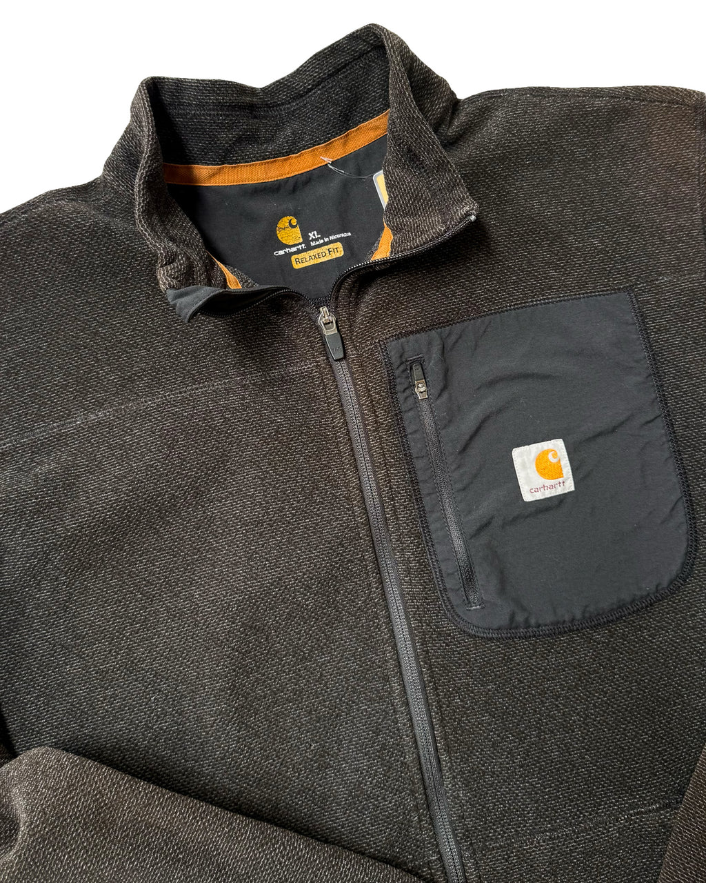 2000'S CARHARTT FLEECE JACKET - L/XL