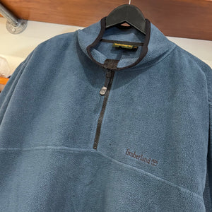 2000'S TIMBERLAND EMBROIDERED LOGO 1/4 ZIP FLEECE - XL