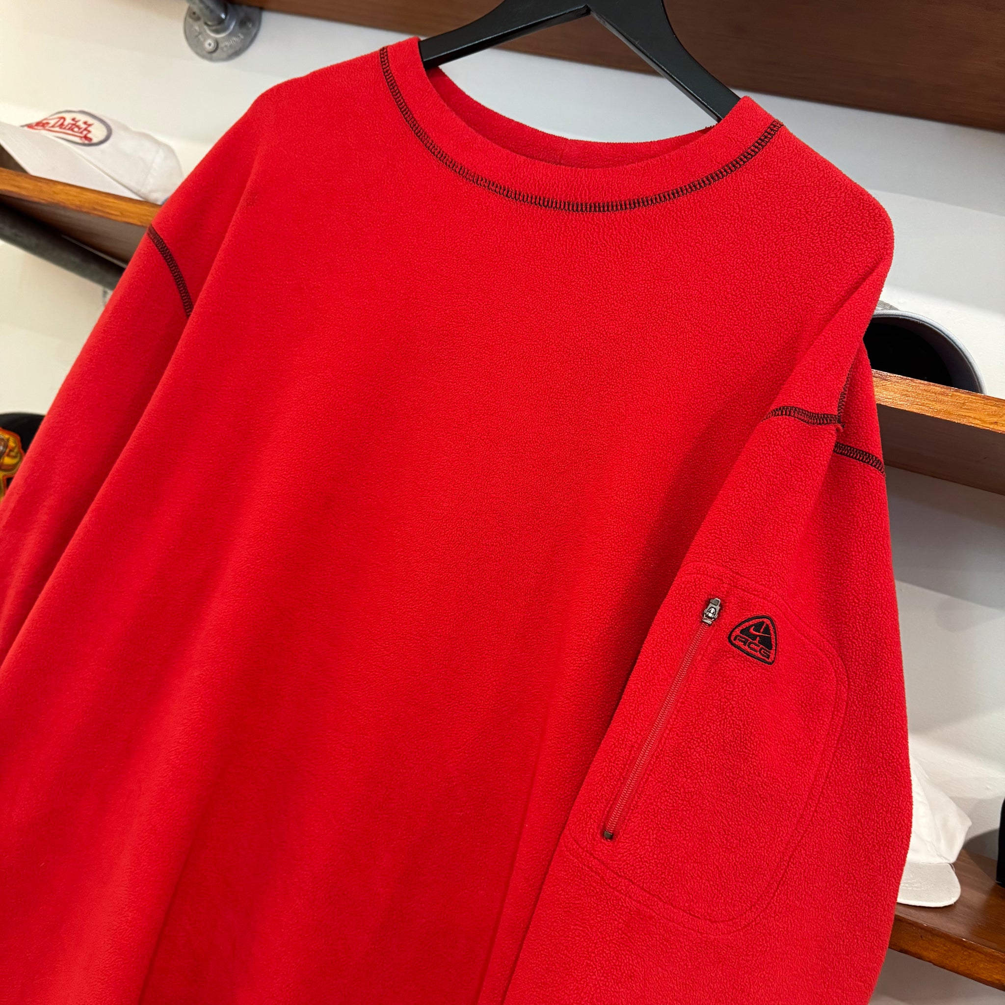 2000'S NIKE ACG CONTRAST STITCH FLEECE PULLOVER - L/XL