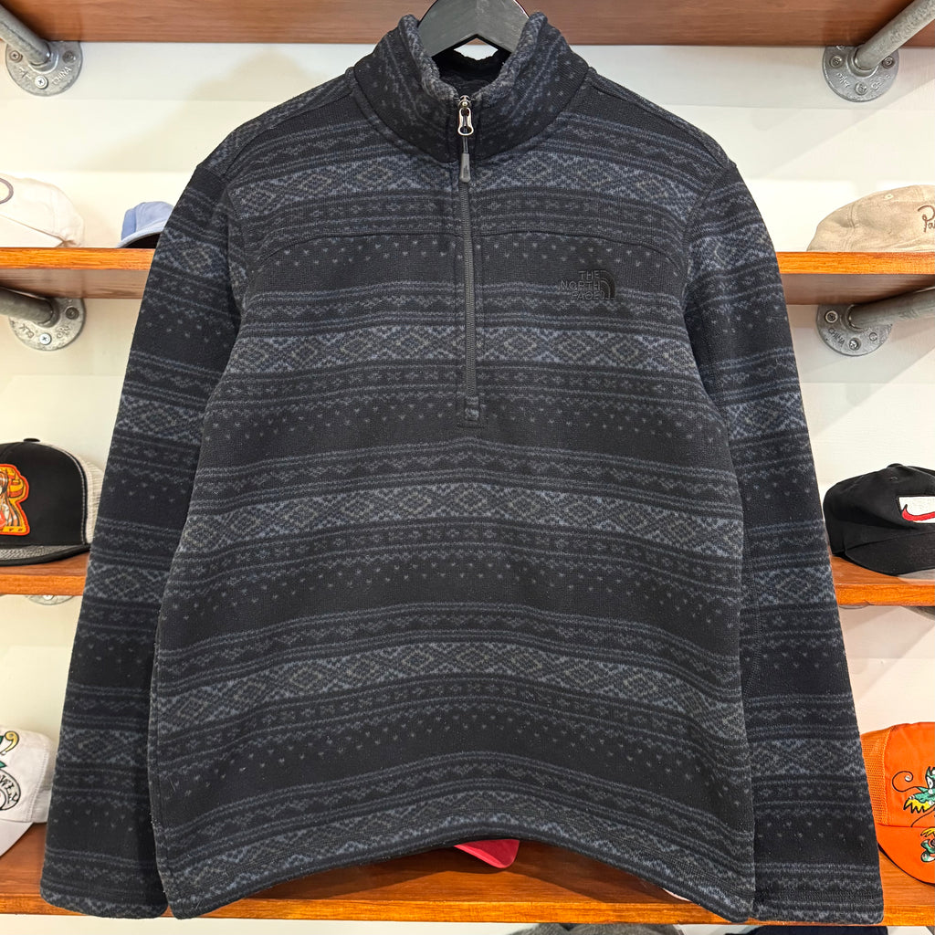 2000'S THE NORTH FACE AZTEC 1/4 ZIP FLEECE - M