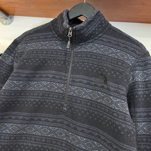 2000'S THE NORTH FACE AZTEC 1/4 ZIP FLEECE - M