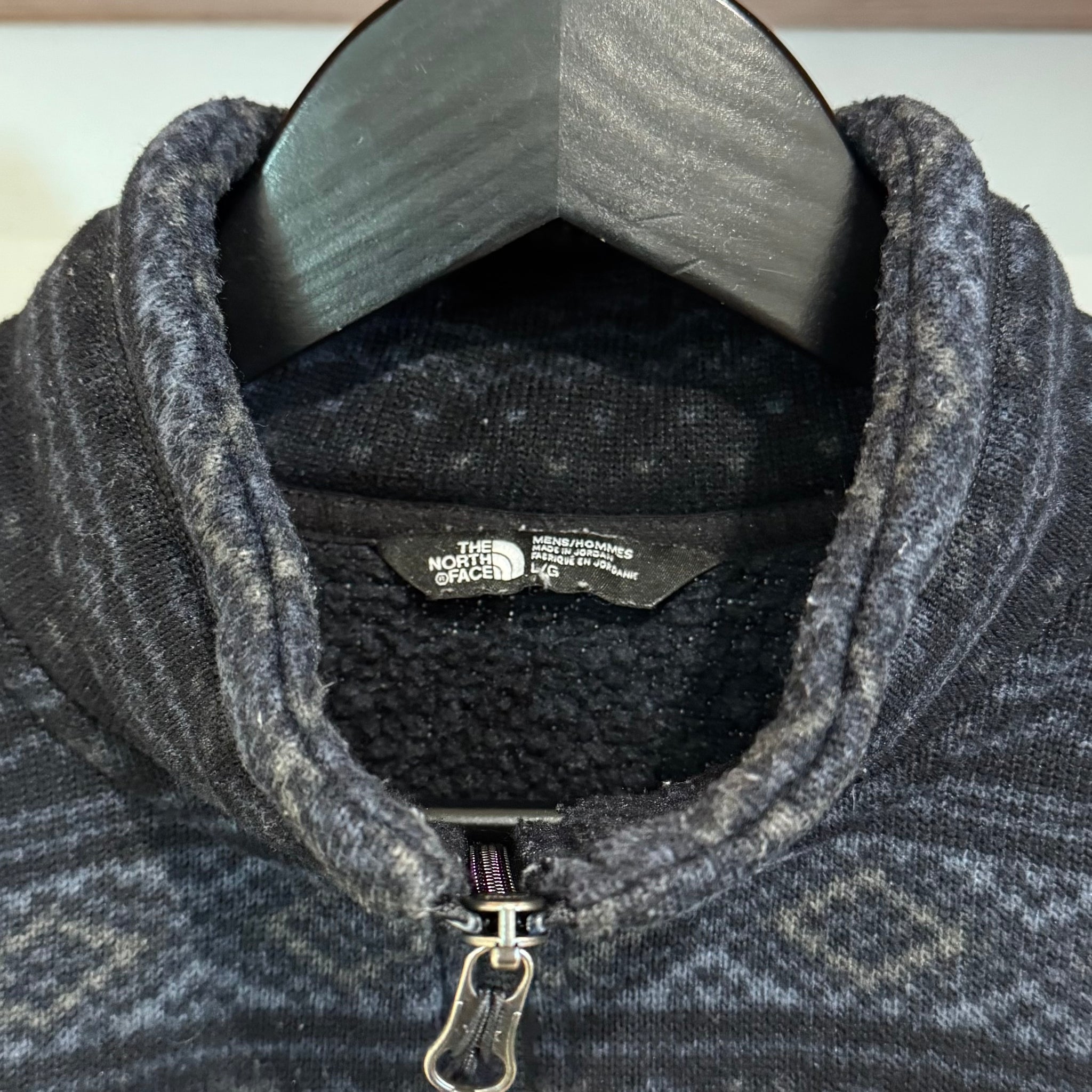 2000'S THE NORTH FACE AZTEC 1/4 ZIP FLEECE - M