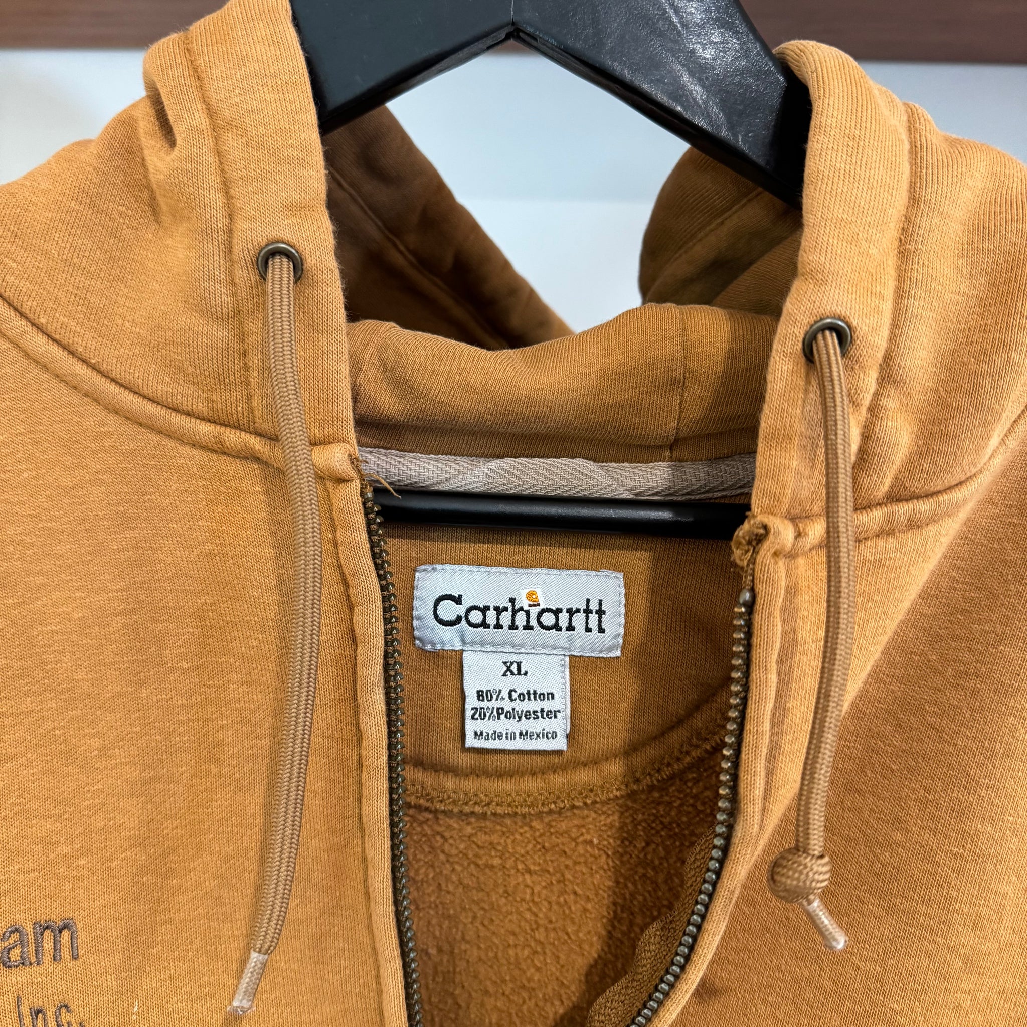 2000'S CARHARTT EMBROIDERED HOODED JACKET - L/XL