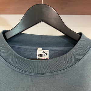 2000'S PUMA LOGO PATTERN SWEATSHIRT - L