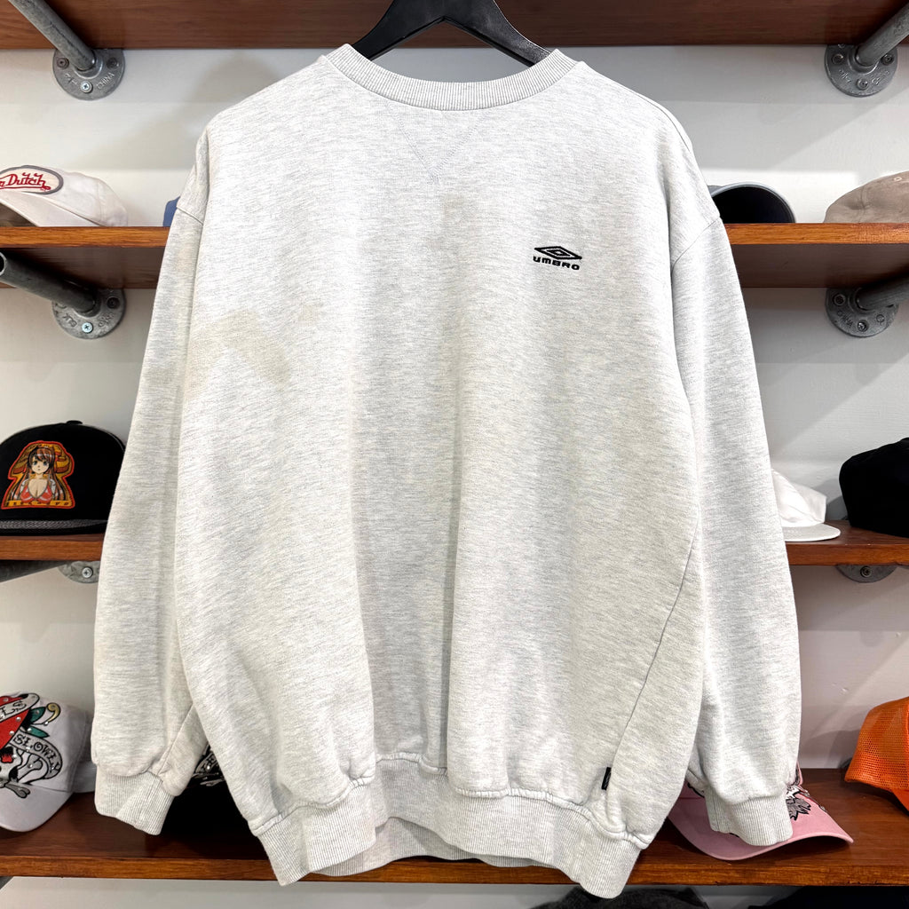 2000'S UMBRO EMBROIDERED SWEATSHIRT - L