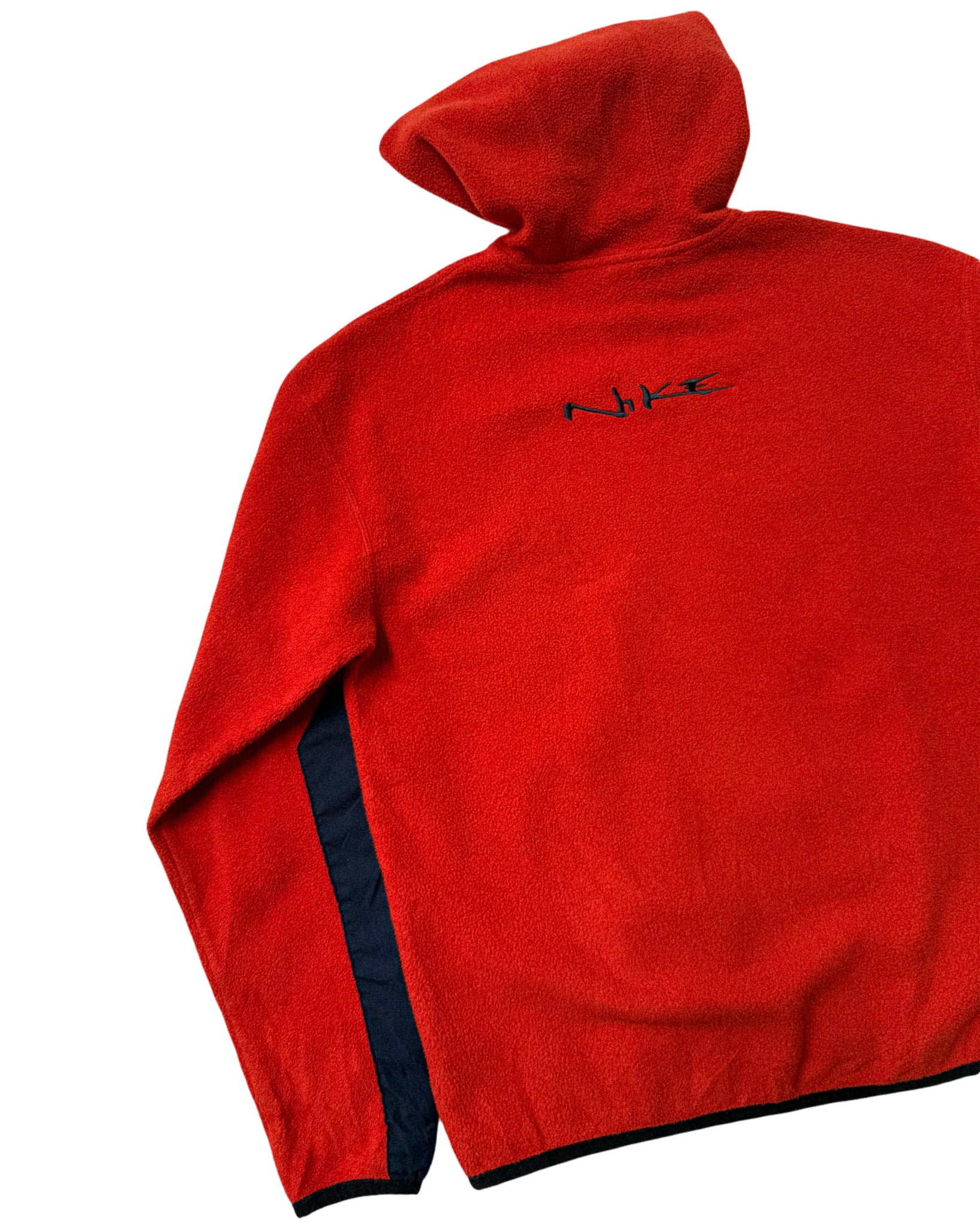 2000'S NIKE SPELLOUT FLEECE 1/4 ZIP JACKET - M