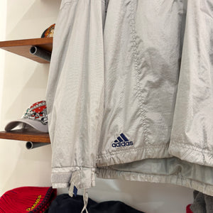 1999 ADIDAS LOGO CHROME 1/4 ZIP JACKET - XL